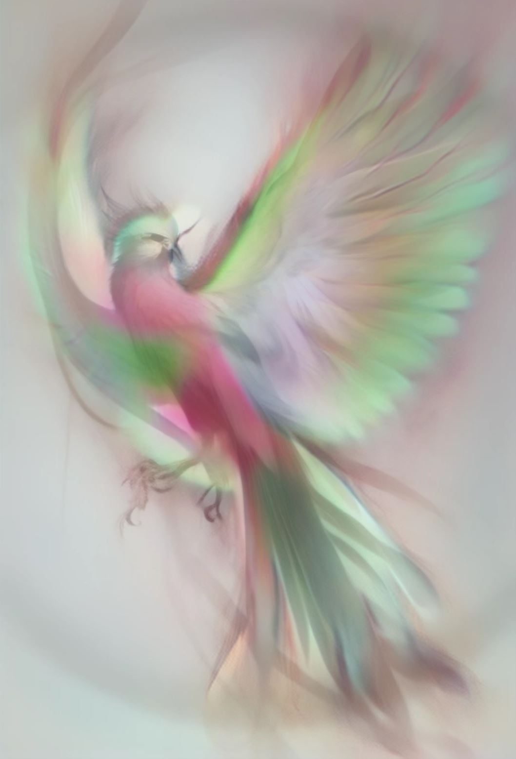 Feathered Daydreams Reverse Coloring