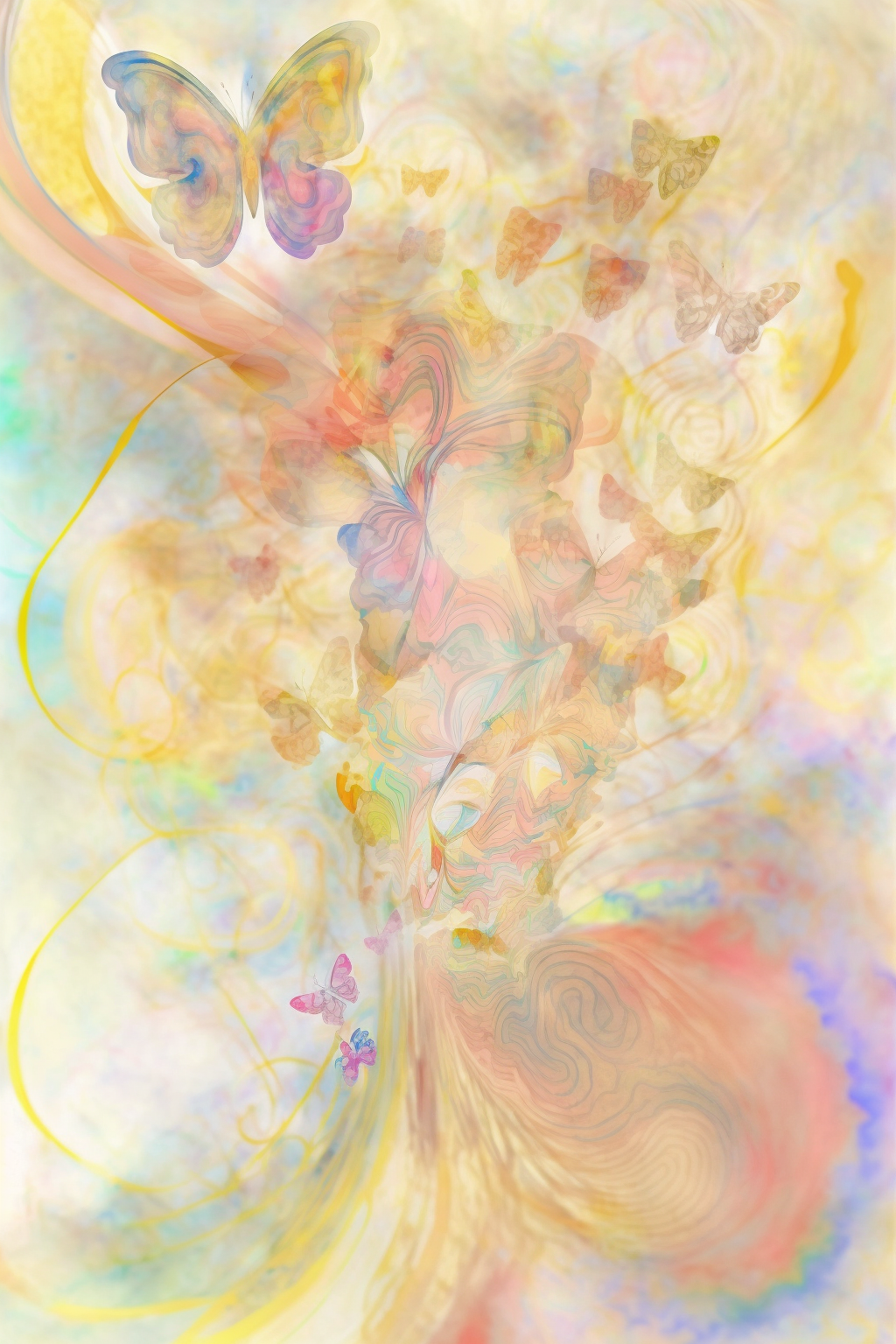 Wings Of Glass Reverse Coloring