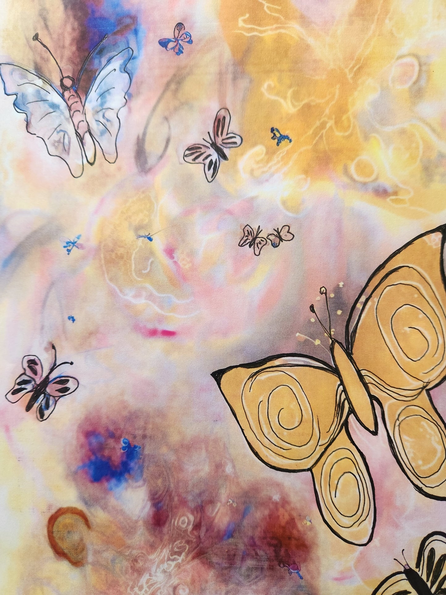 Wings Of Glass Reverse Coloring