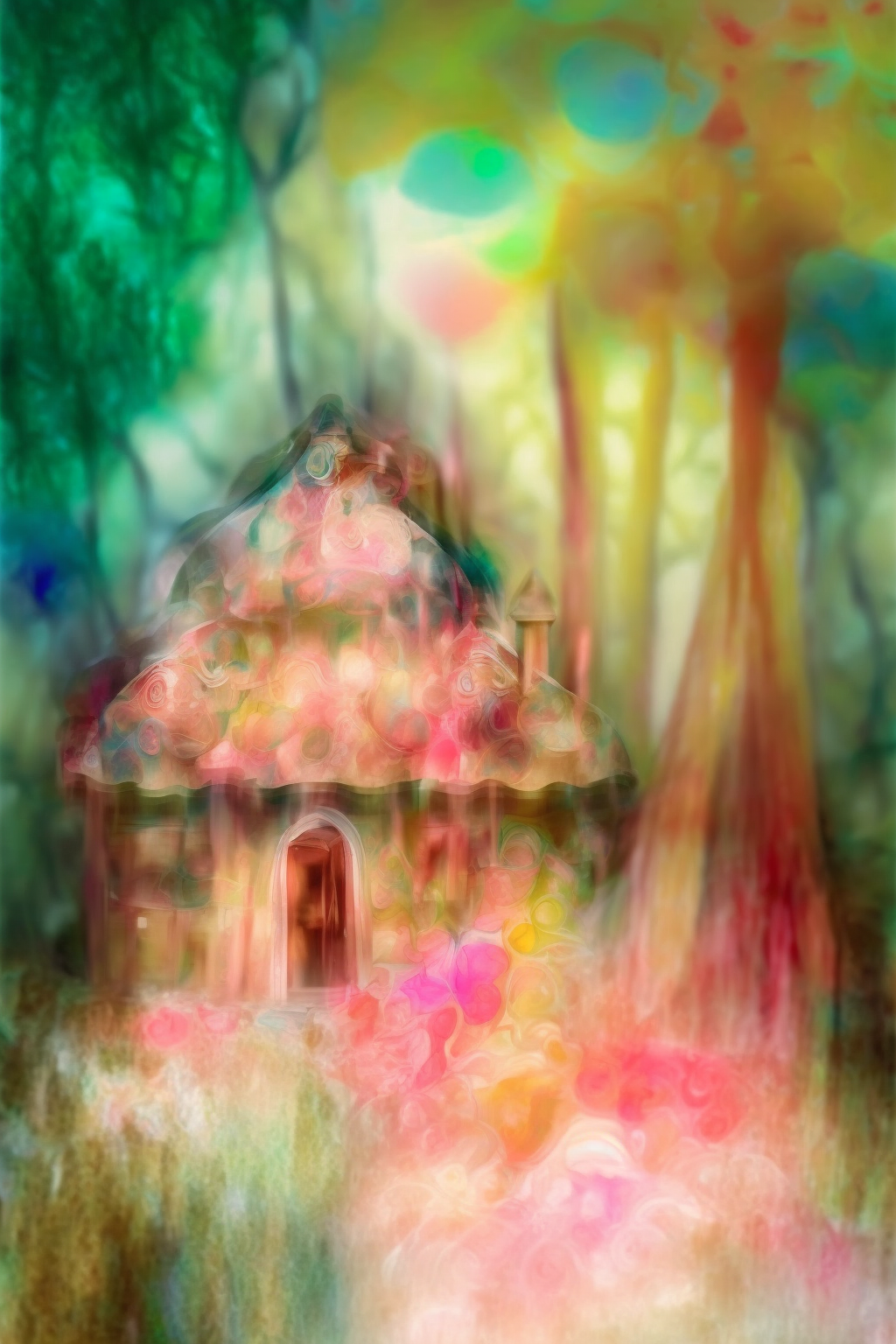 Harvest Moon Mushrooms Reverse Coloring