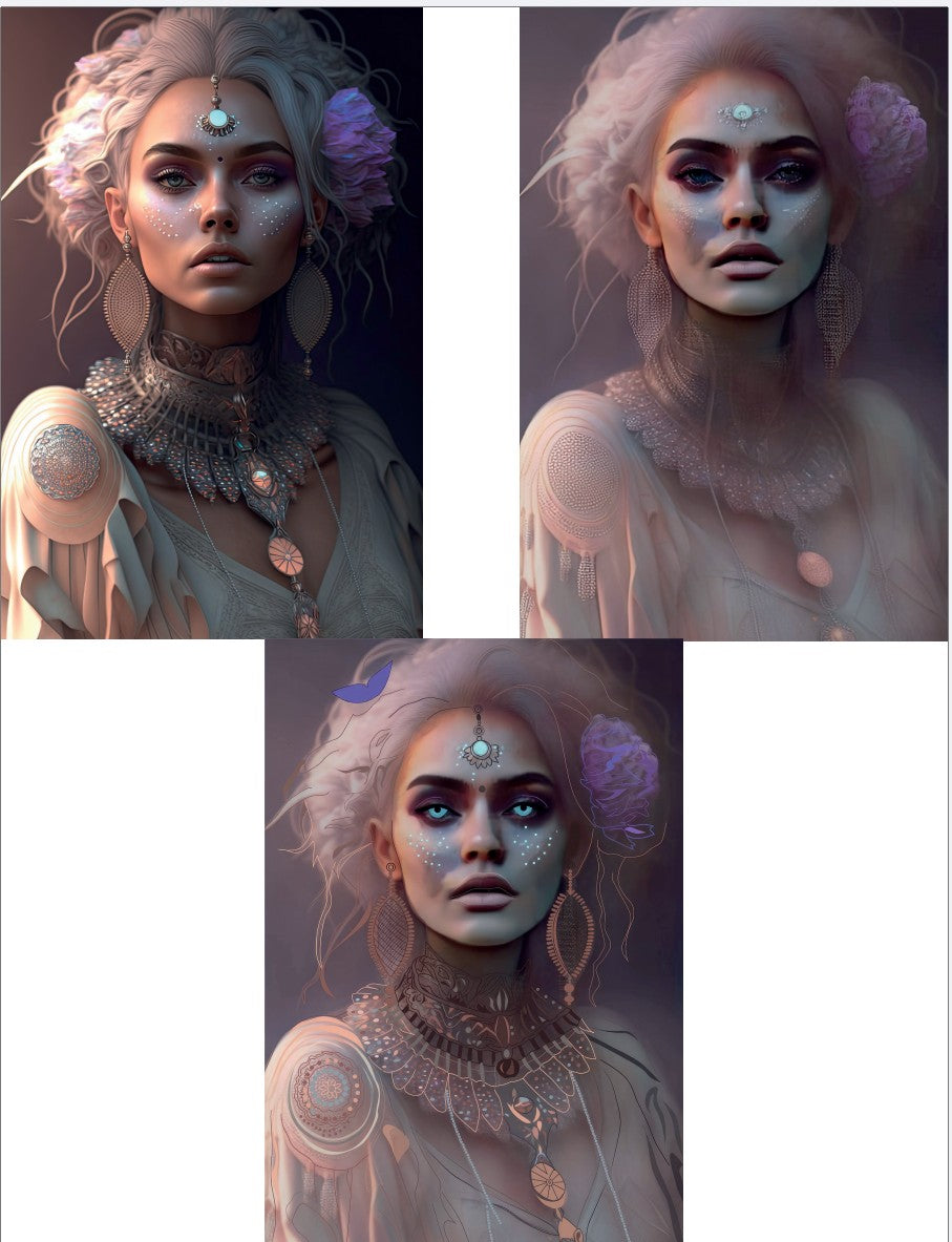 Fashion Design - Boho Reverse Coloring