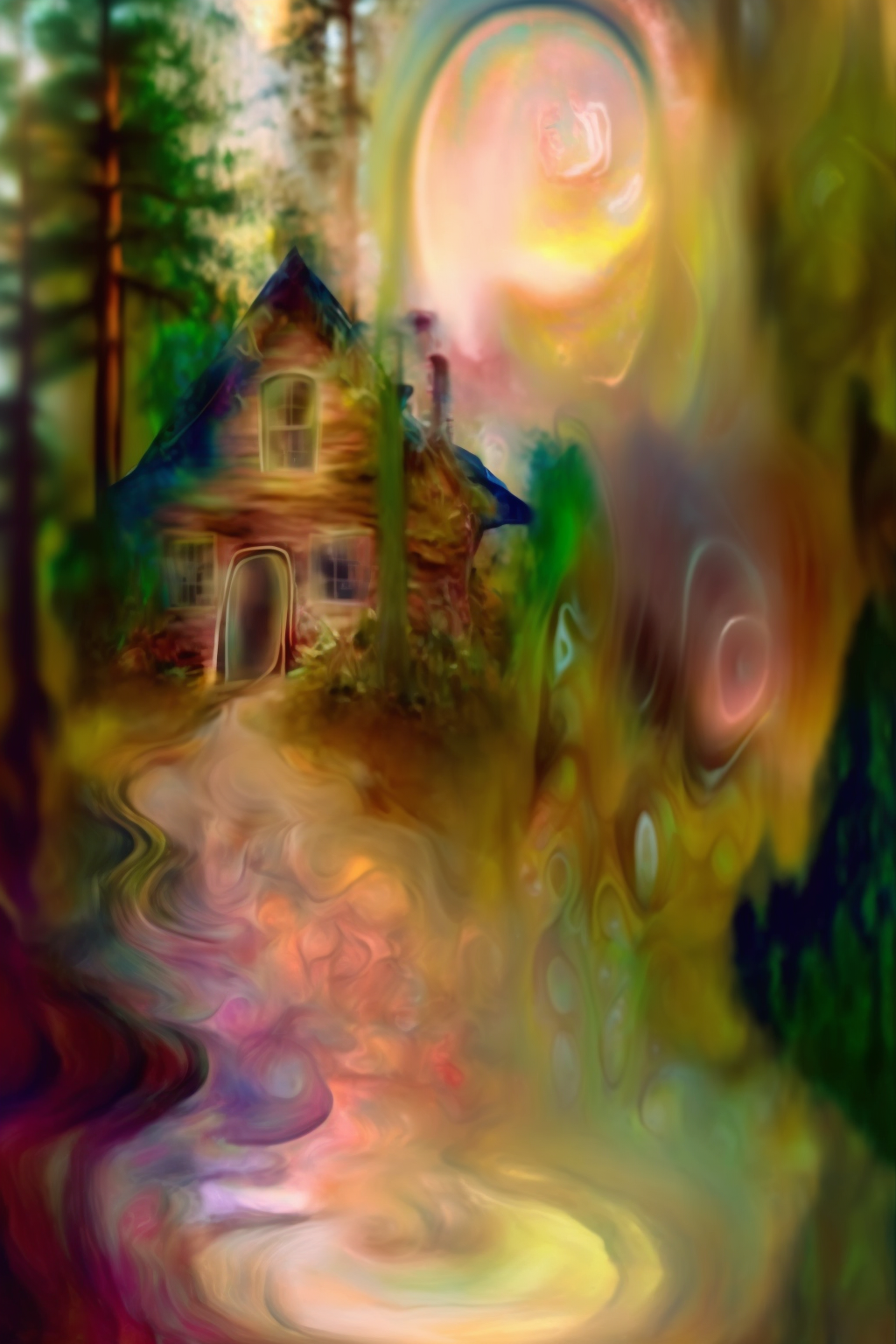 Harvest Moon Mushrooms Reverse Coloring