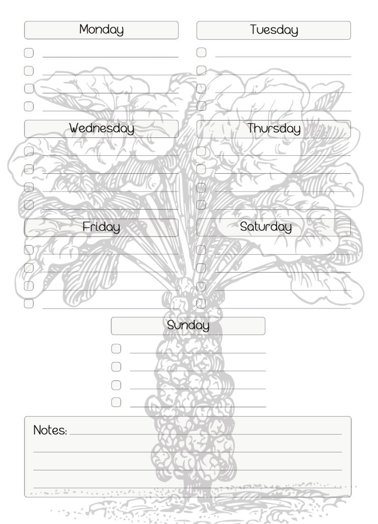 Seeds And Seasons - A gardening Notebook