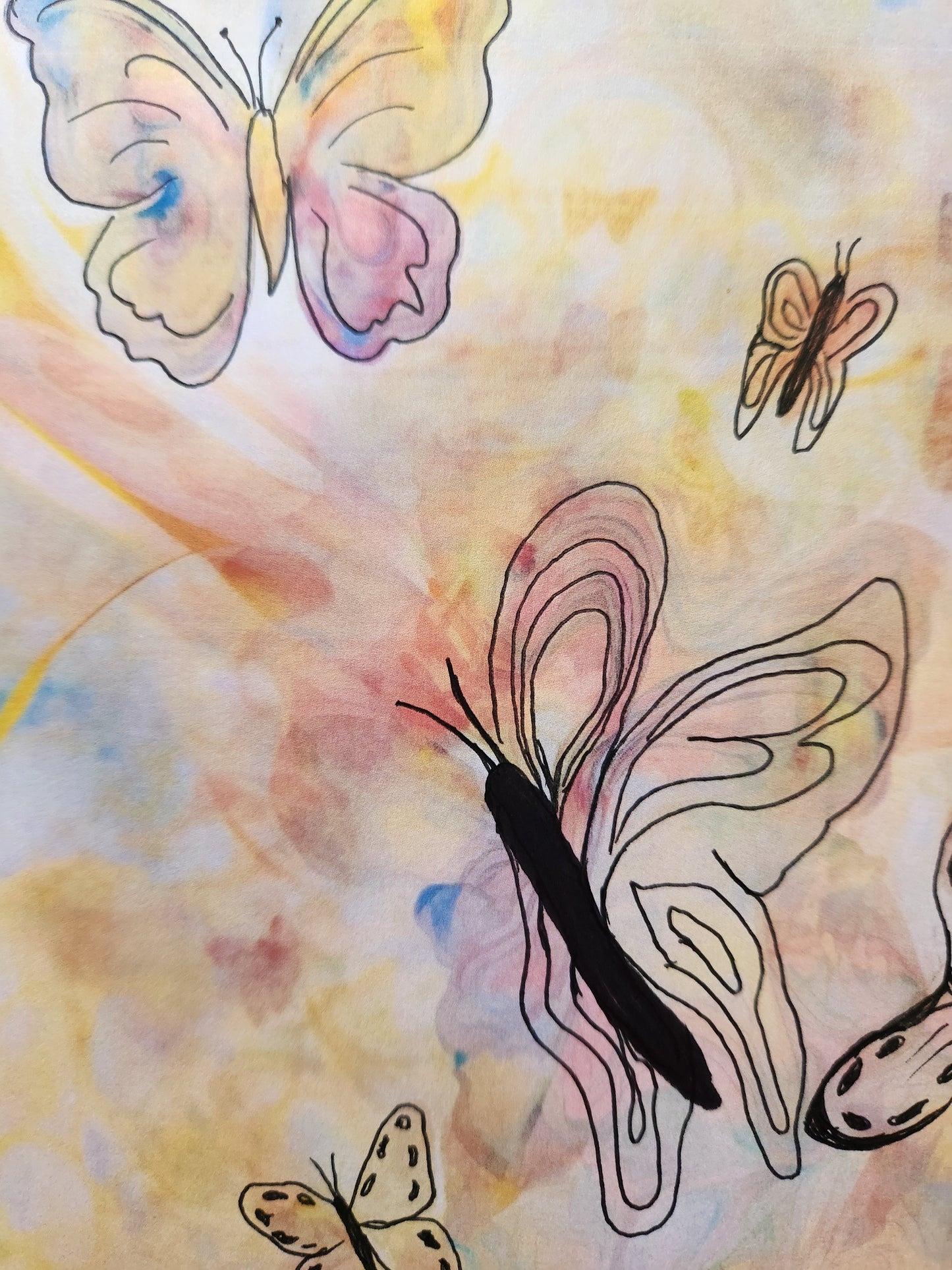 Wings Of Glass Reverse Coloring