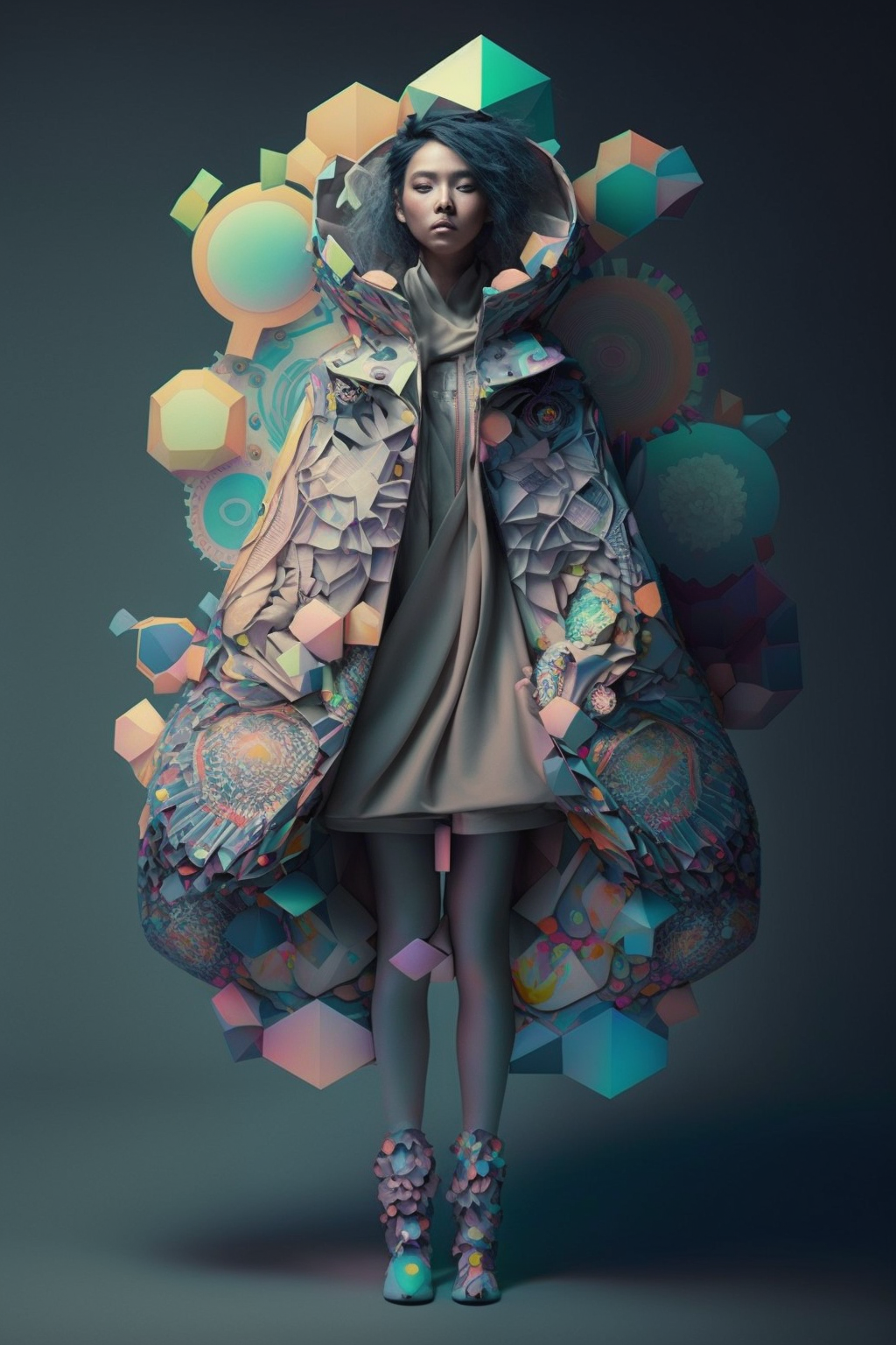 Fashion Design - Boho Reverse Coloring