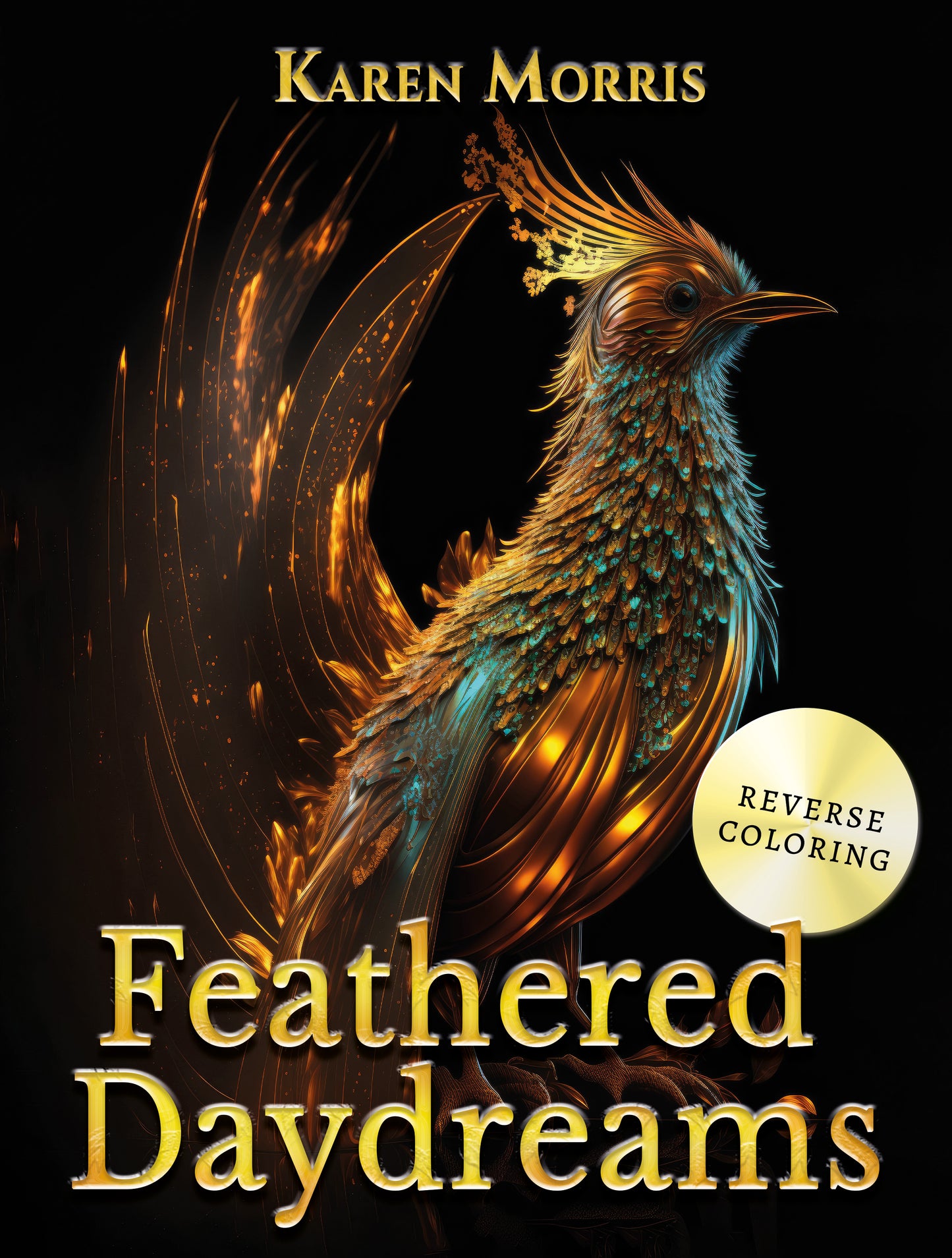 Feathered Daydreams Reverse Coloring