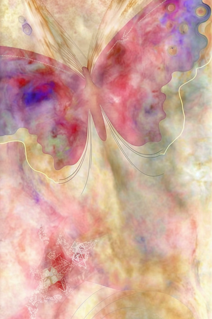 Wings Of Glass Reverse Coloring