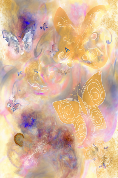 Wings Of Glass Reverse Coloring