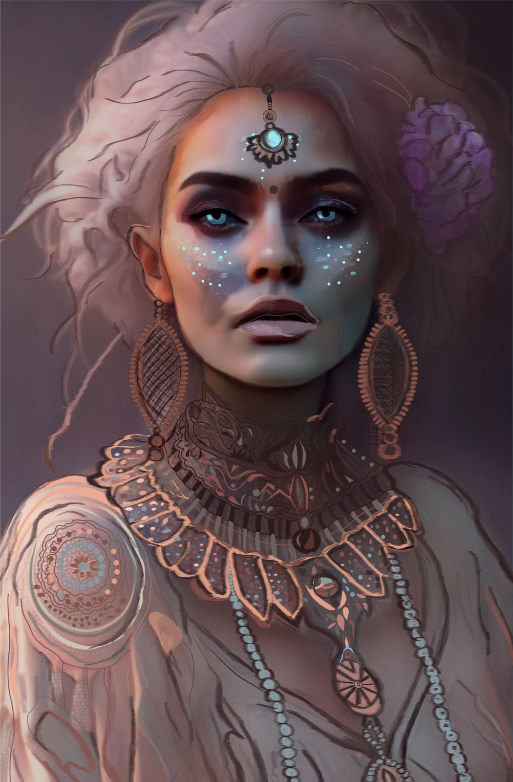 Fashion Design - Boho Reverse Coloring