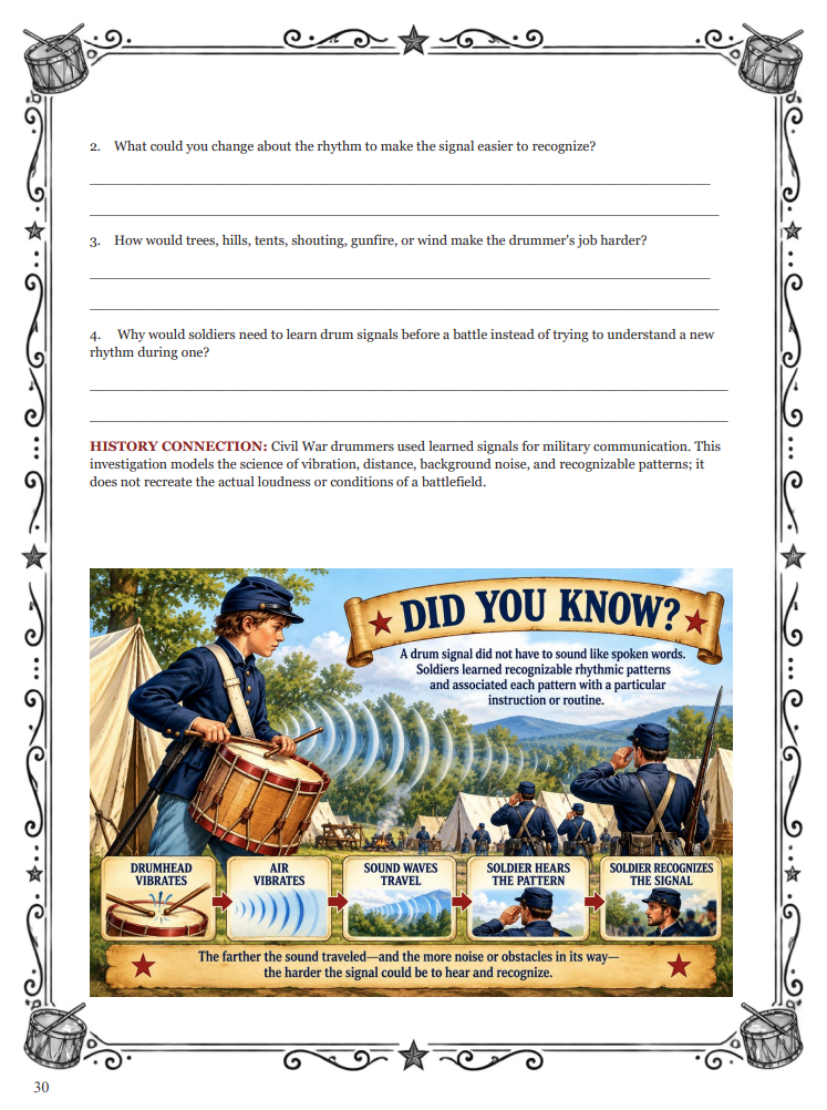 Rhythms Of War Student Activity Book