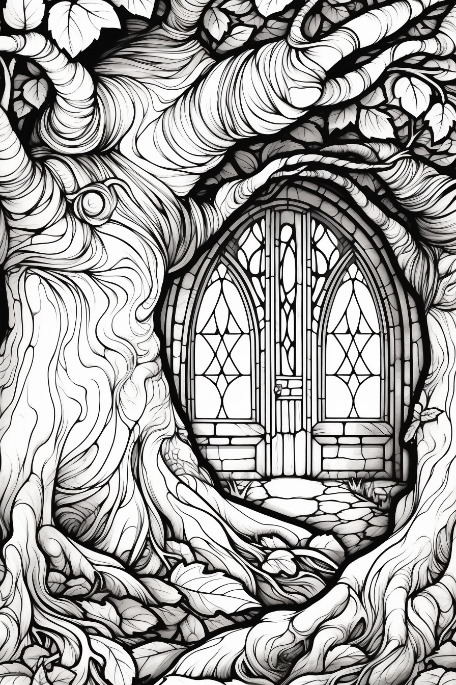 Artful Abodes creative coloring book