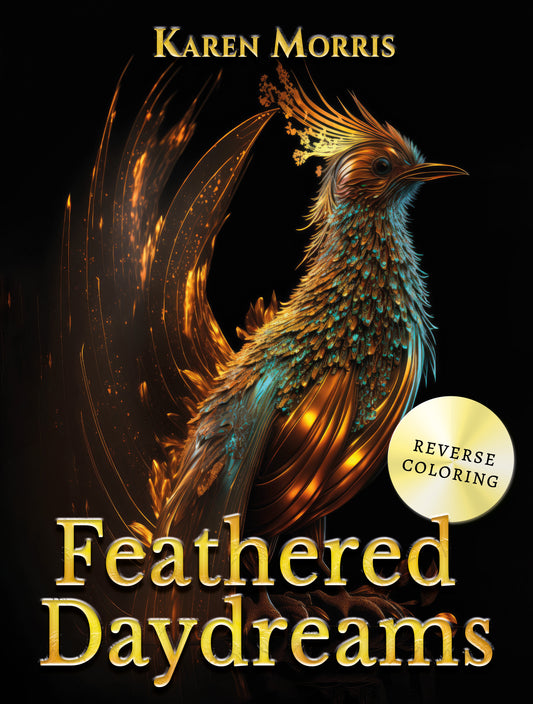 Feathered Daydreams Reverse Coloring
