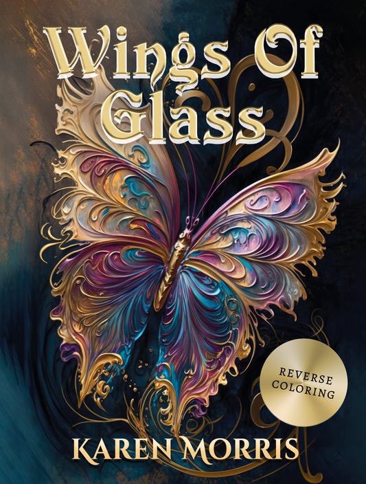 Wings Of Glass Reverse Coloring